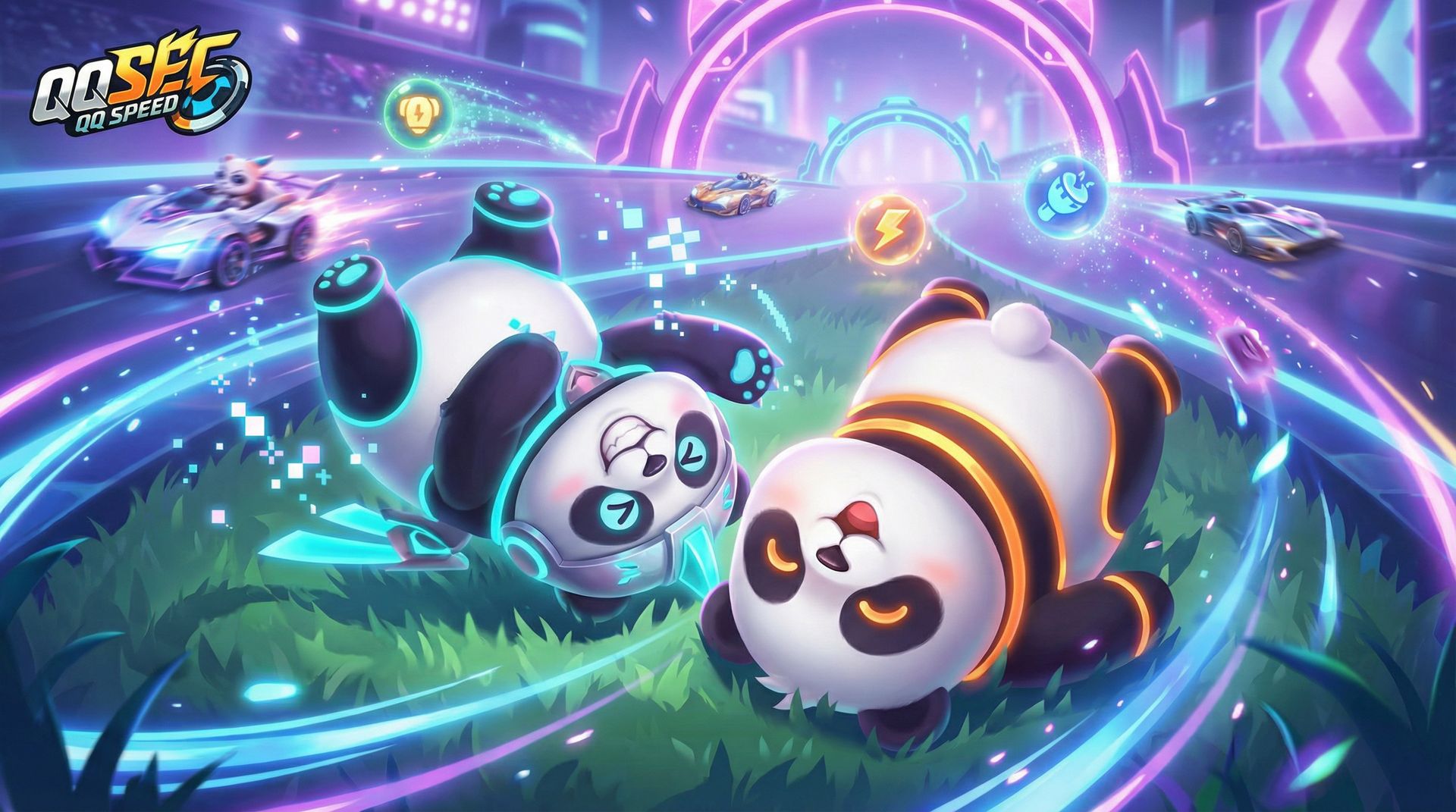 网红主播熊猫与北极熊视频